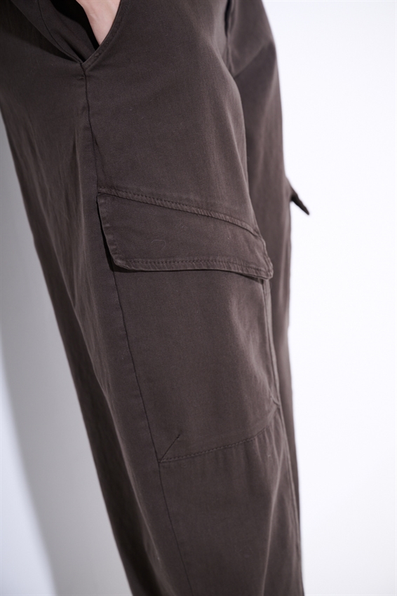 PANTA BALLOON CON TASCONI + CINTURA