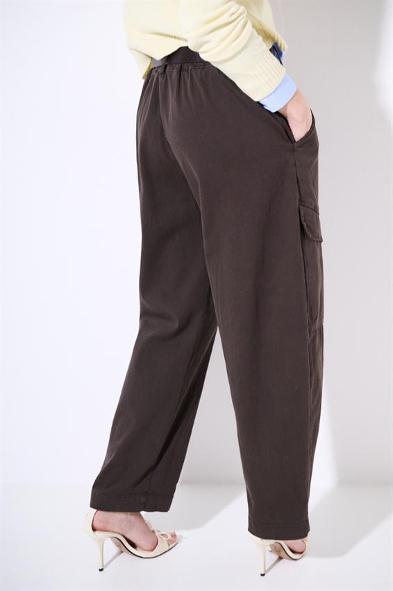 PANTA BALLOON CON TASCONI + CINTURA