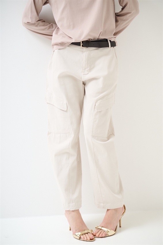 PANTA BALLOON CON TASCONI + CINTURA