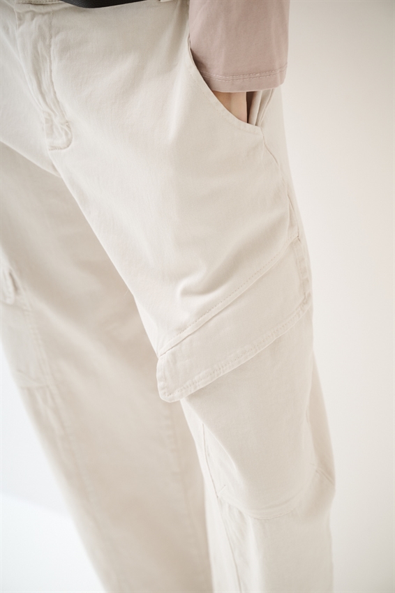 PANTA BALLOON CON TASCONI + CINTURA