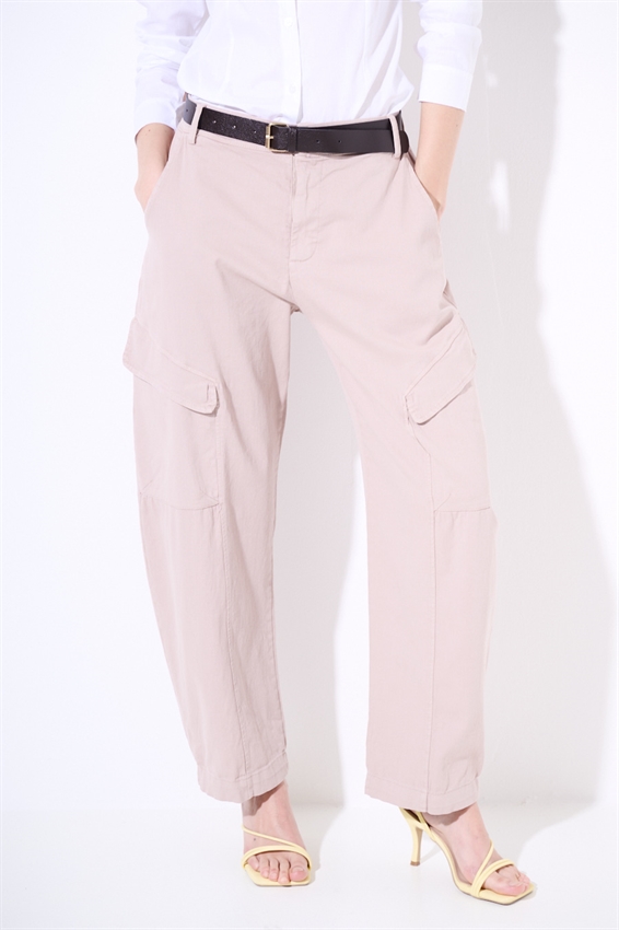 PANTA BALLOON CON TASCONI + CINTURA