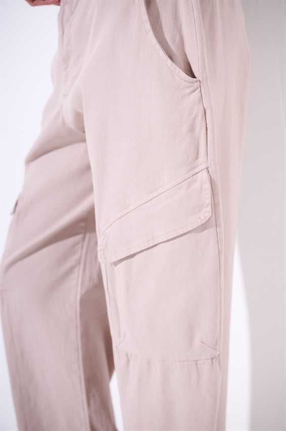 PANTA BALLOON CON TASCONI + CINTURA