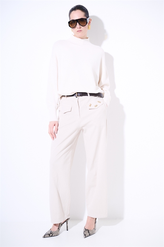 PANTA PATTINE DAVANTI CON TERMO AD. E CINTURA