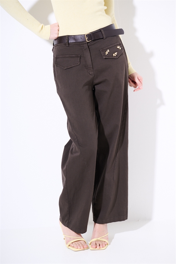 PANTA PATTINE DAVANTI CON TERMO AD. E CINTURA