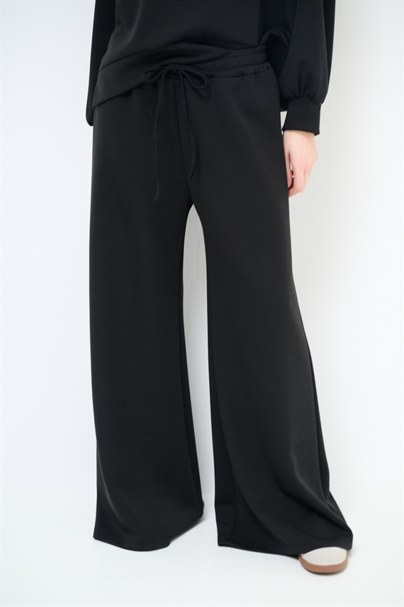 PANTAPALAZZO IN FELPA MODAL CON COULISSE