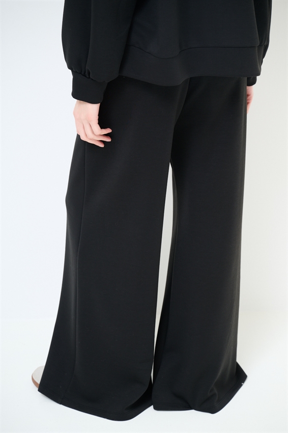 PANTAPALAZZO IN FELPA MODAL CON COULISSE