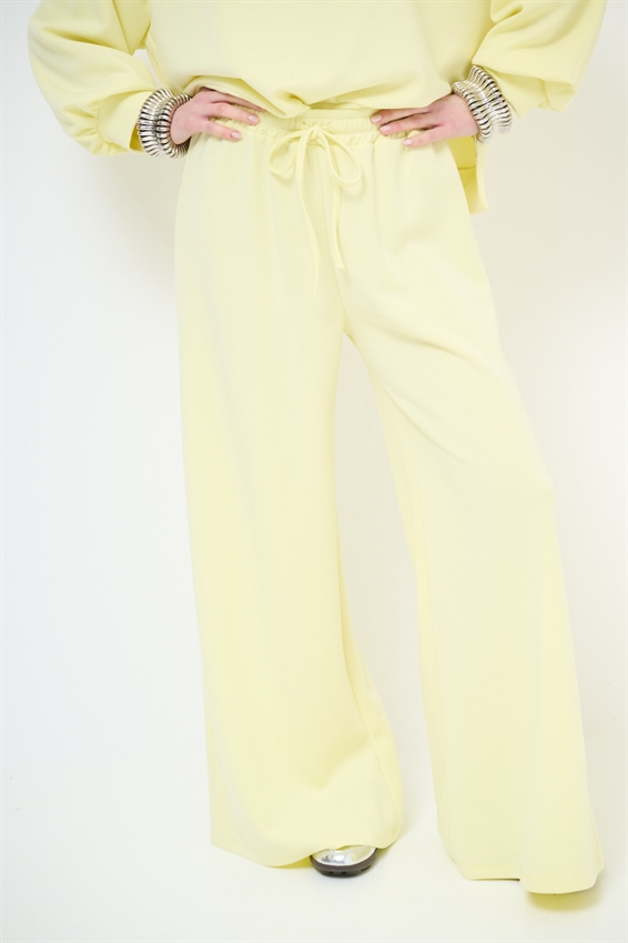 PANTAPALAZZO IN FELPA MODAL CON COULISSE