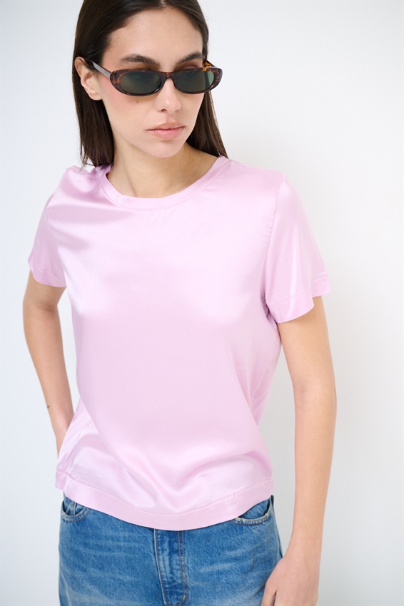 T-SHIRT MEZZA MANICA IN RASO VISCOSA