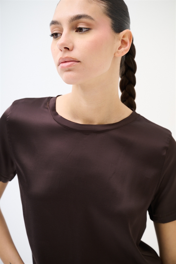 T-SHIRT MEZZA MANICA IN RASO VISCOSA