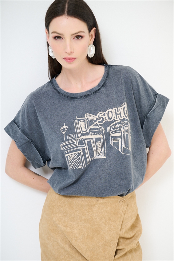 T-SHIRT STAMPA SOHO