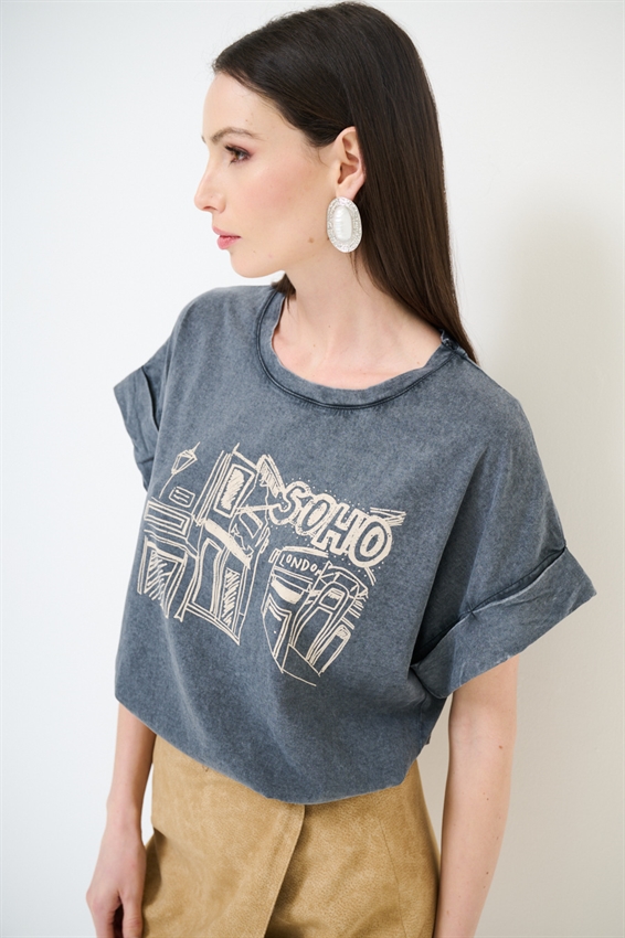T-SHIRT STAMPA SOHO