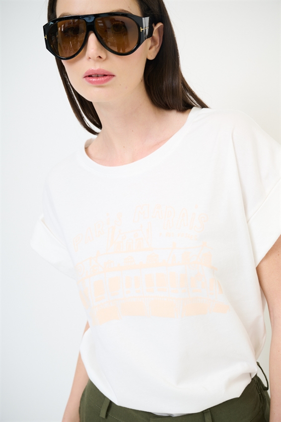 T-SHIRT STAMPA PARIS