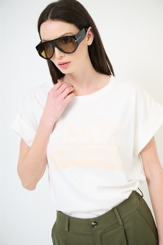 T-SHIRT STAMPA PARIS