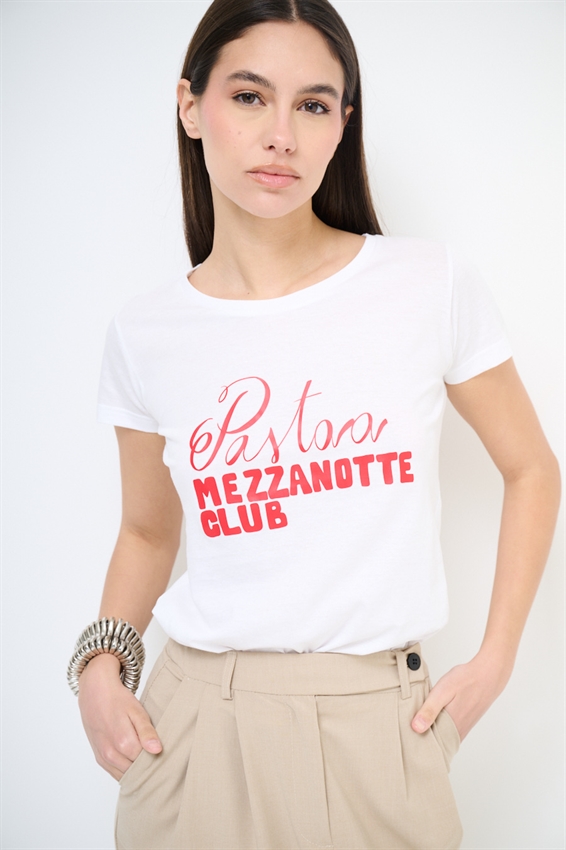 T-SHIRT STAMPA MEZZANOTTE CLUB