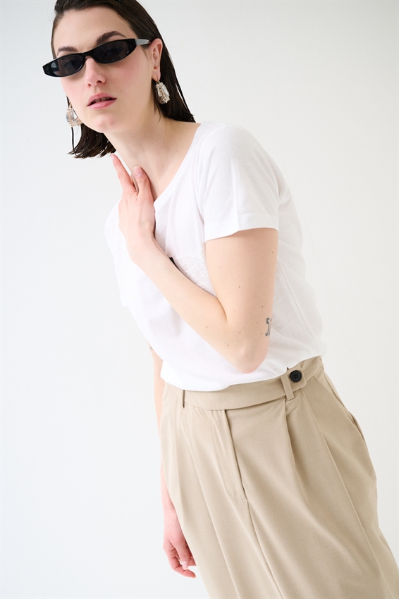 T-SHIRT BASIC TASCHINO PIZZO