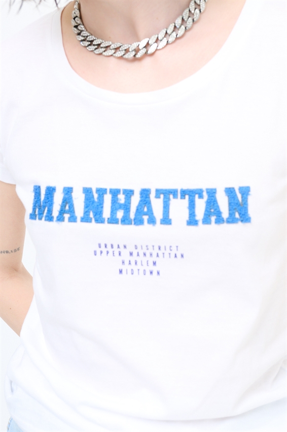 T-SHIRT STAMPA MANHATTAN