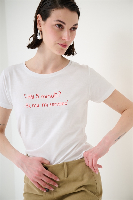 T-SHIRT CON STAMPA 5 MINUTI
