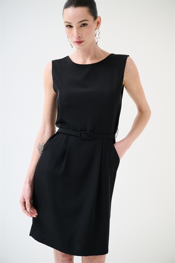 ABITO CORTO CADI CON TASCHE E CINTURA