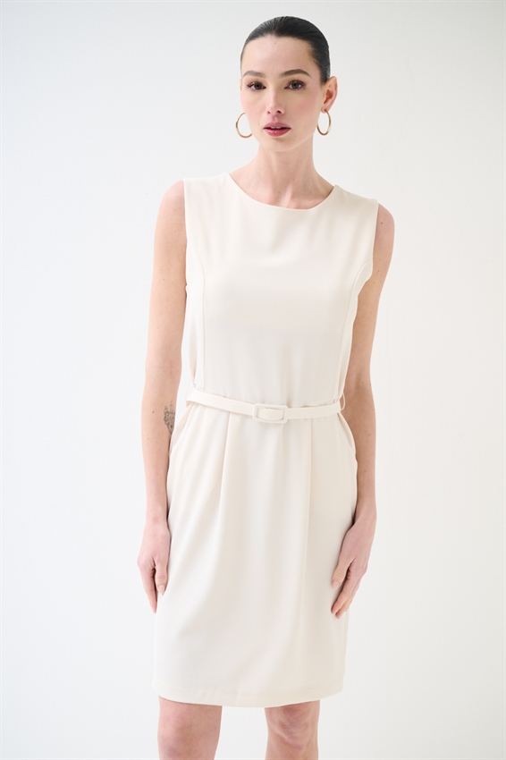 ABITO CORTO CADI CON TASCHE E CINTURA BURRO