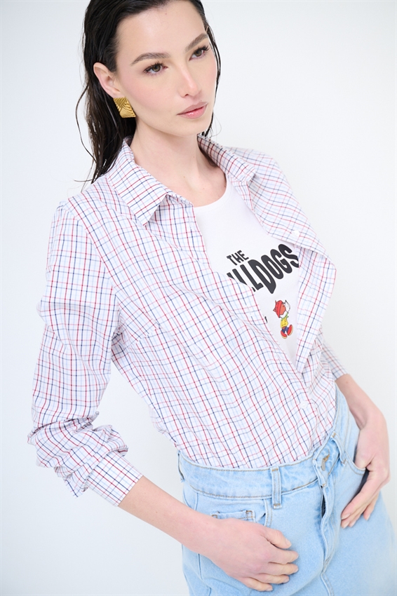 CAMICIA A QUADRI QUADRATO