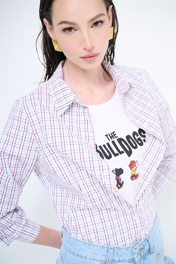 CAMICIA A QUADRI QUADRATO