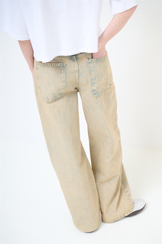 JEANS BAGGY SABBIATO SABBIA