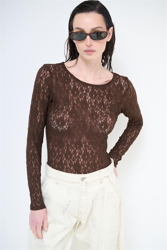 MAGLIA PARICOLLO CON INCRESPATURE LATERALI