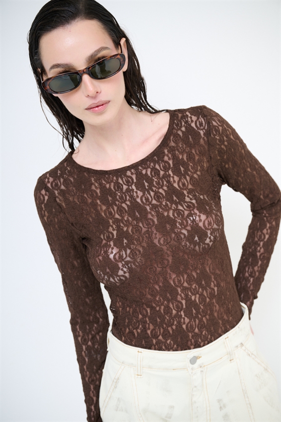 MAGLIA PARICOLLO CON INCRESPATURE LATERALI