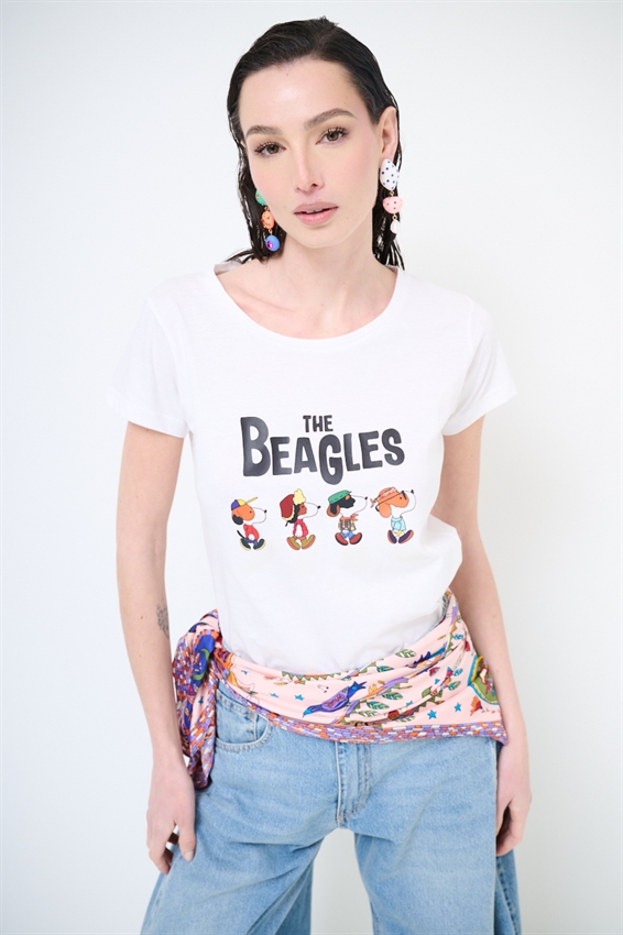 T-SHIRT STAMPA THE BEAGLES
