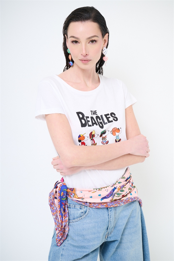 T-SHIRT STAMPA THE BEAGLES