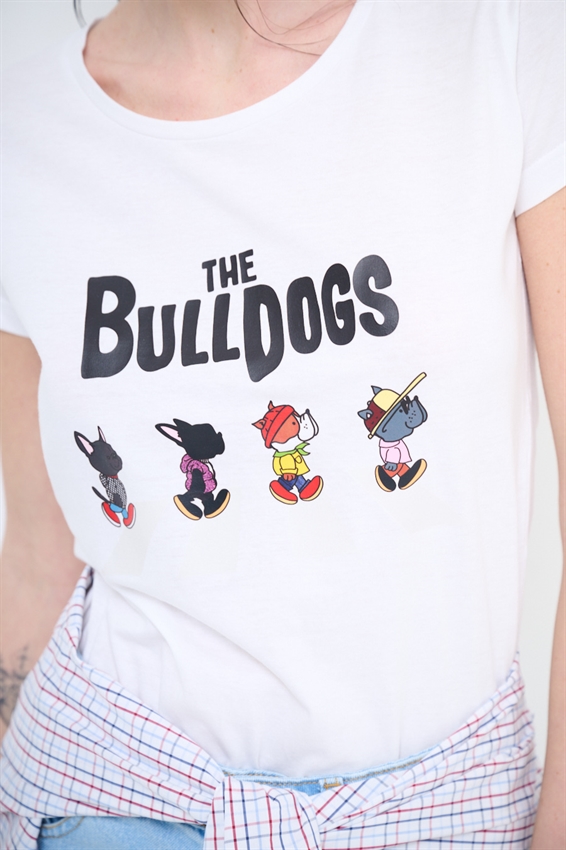 T-SHIRT STAMPA THE BULDOGS