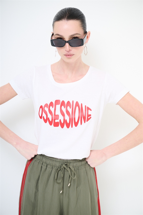 T-SHIRT STAMPA OSSESSIONE