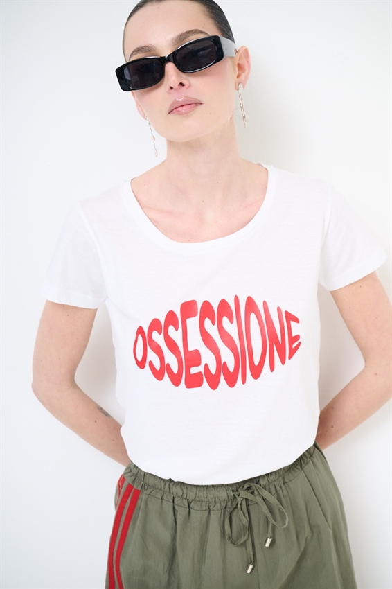 T-SHIRT STAMPA OSSESSIONE