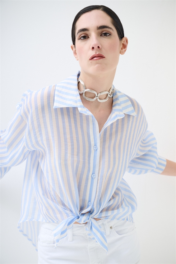 CAMICIA OVER A RIGHE