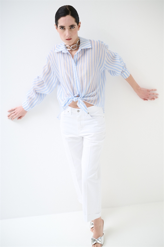 CAMICIA OVER A RIGHE