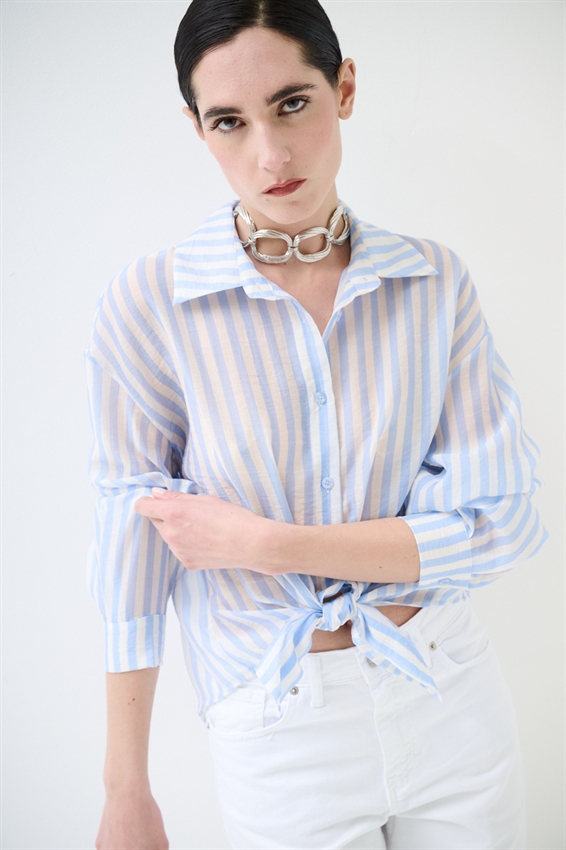 CAMICIA OVER A RIGHE