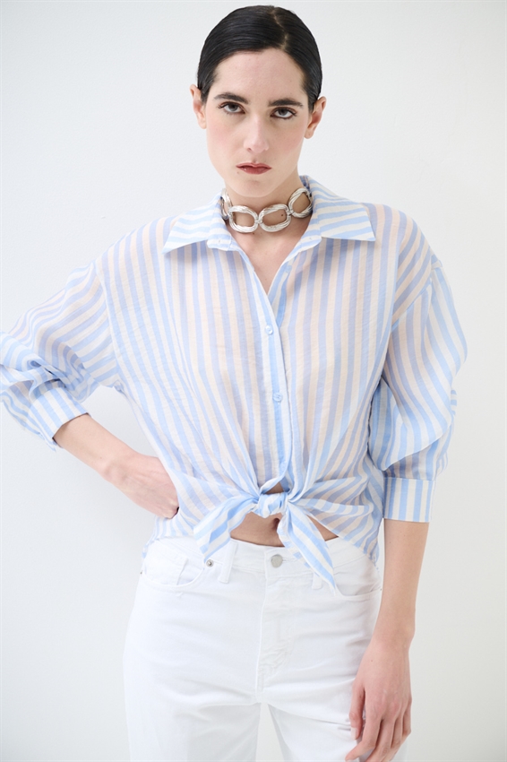 CAMICIA OVER A RIGHE