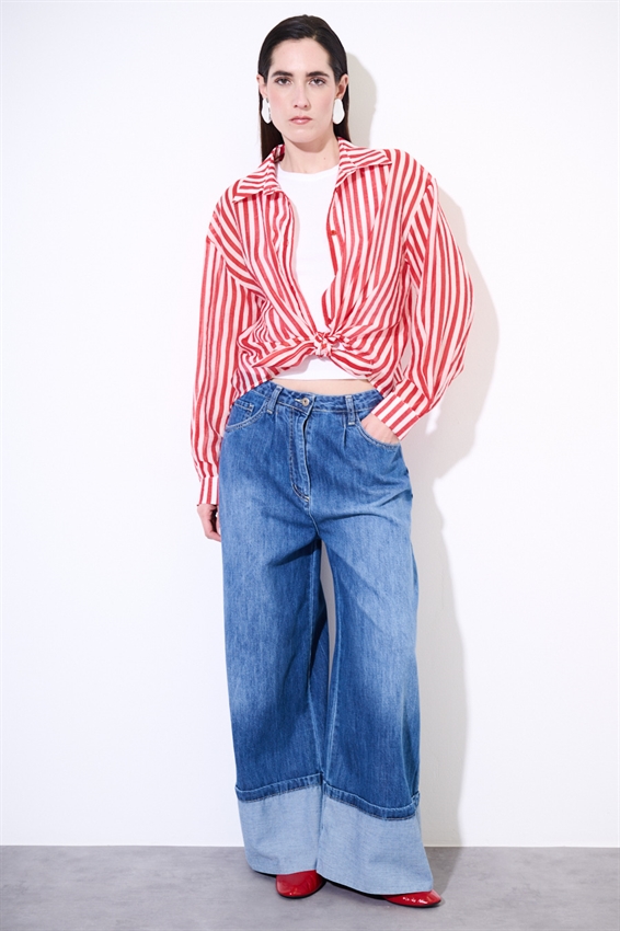 CAMICIA OVER A RIGHE