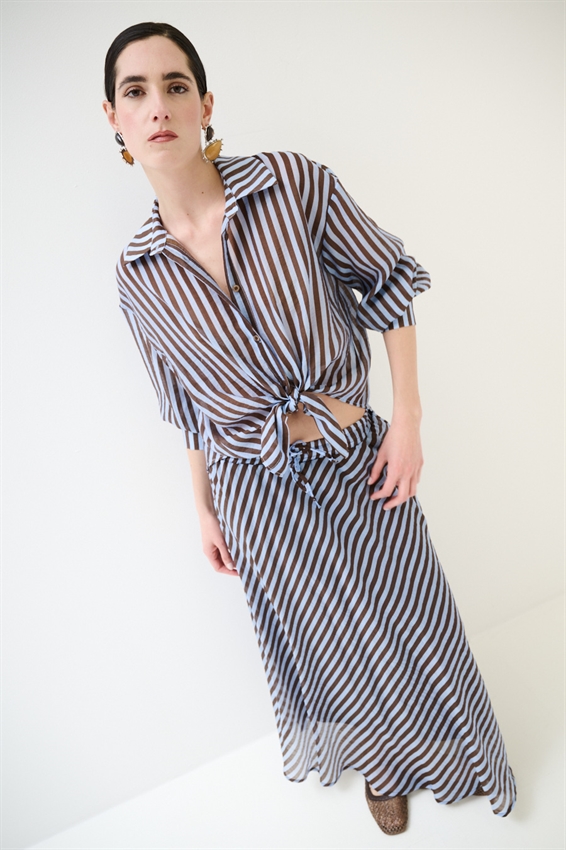 CAMICIA OVER A RIGHE