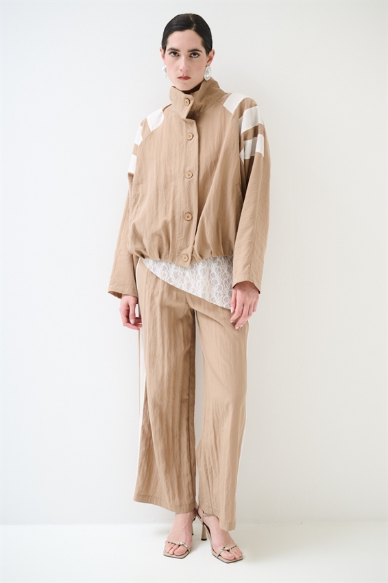 BOMBER CON BOTTONI BICOLOR