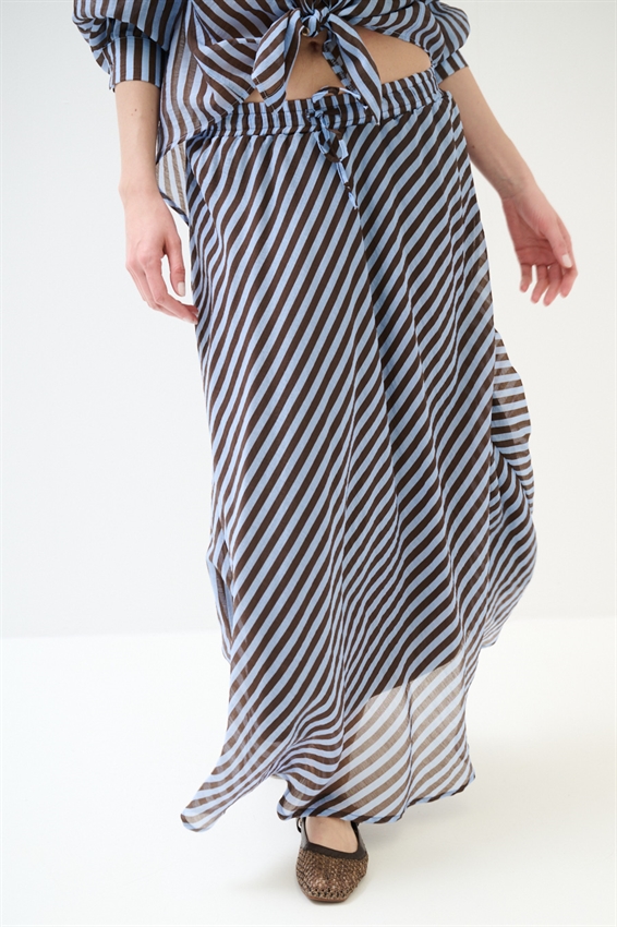 GONNA A SBIECO A RIGHE MORO/CELESTE