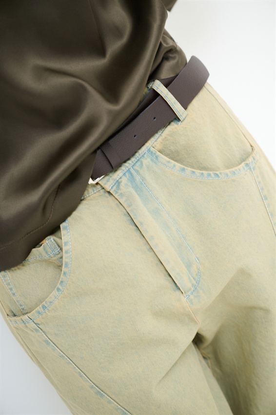 PANTA BALLOON CON PINCES E CINTURA CORDA THE