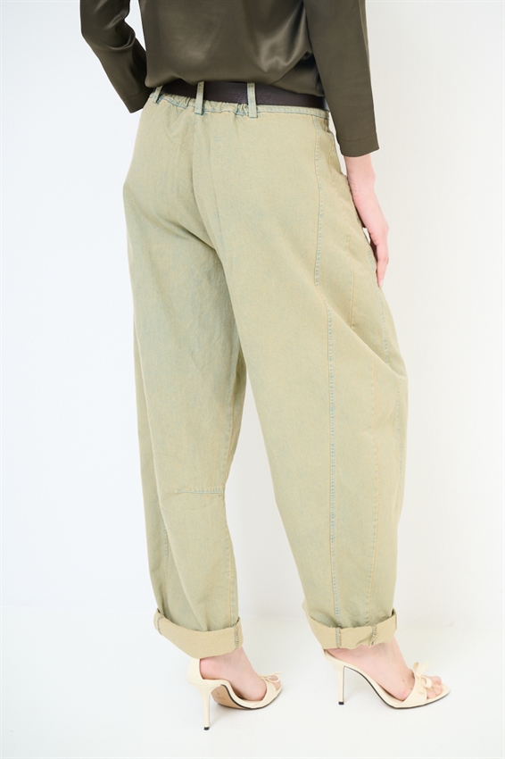 PANTA BALLOON CON PINCES E CINTURA CORDA THE