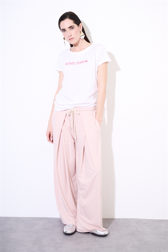 T-SHIRT BASIC CON STAMPA PARTY FLOWER