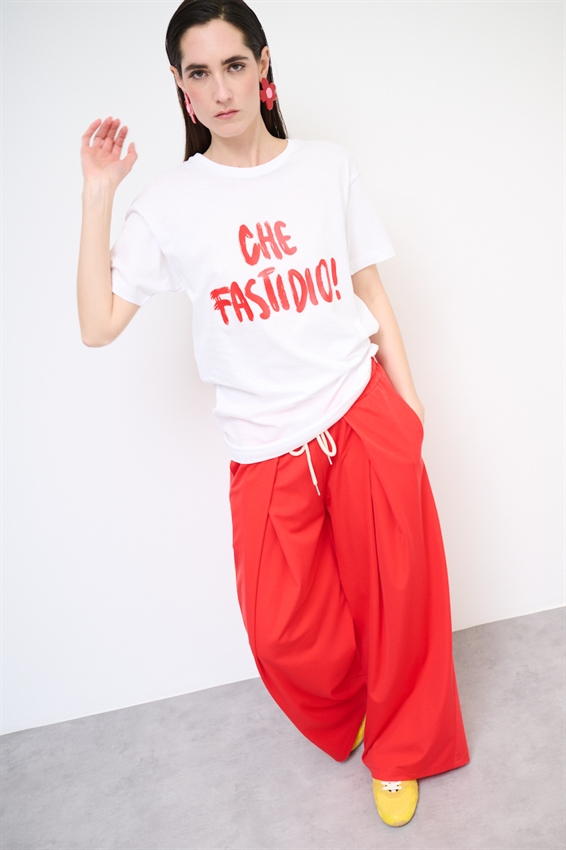 T-SHIRT OVER CON STAMPA CHE FASTIDIO