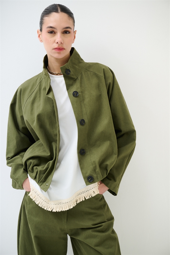 BOMBER CON COLLO ALTO