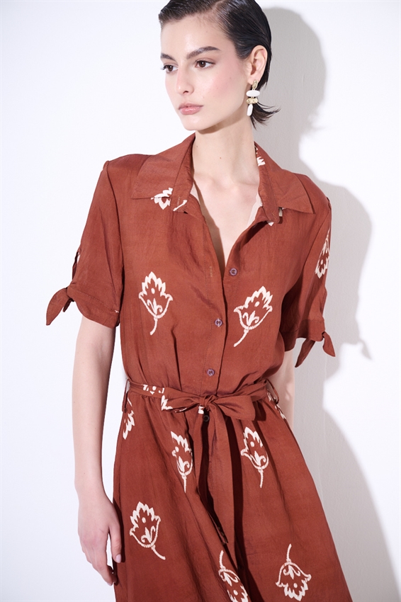 ABITO CHEMISIER MEZZA MANICA STAMPATO