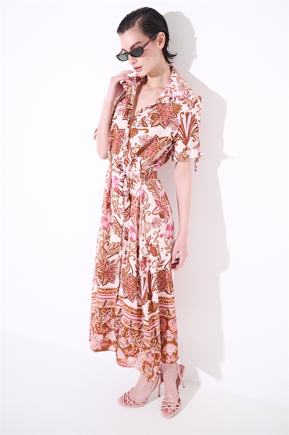 ABITO CHEMISIER MEZZA MANICA STAMPATO