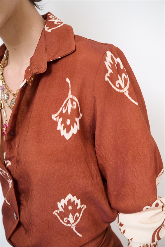 CAMICIA BASIC STAMPATA