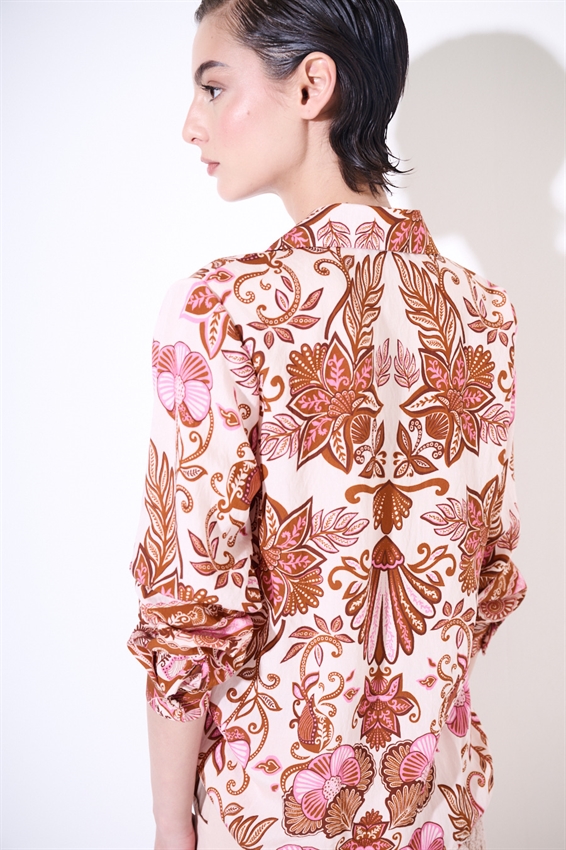 CAMICIA BASIC STAMPATA ROSA